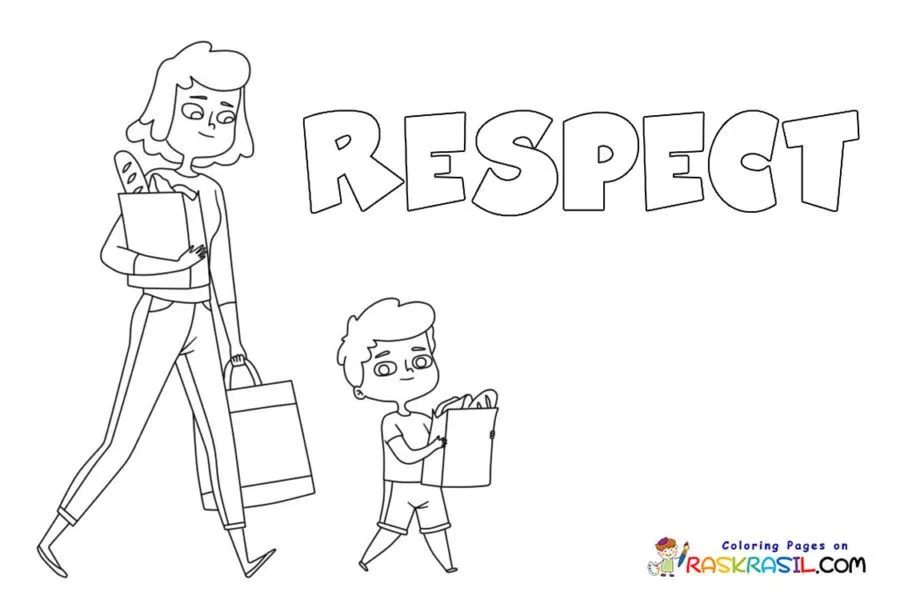 Dibujos de Respeto para Colorear