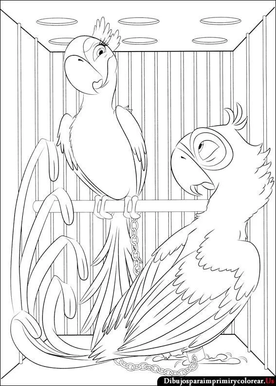 Dibujos de Rio para Imprimir y Colorear | Caballetes | Pinterest