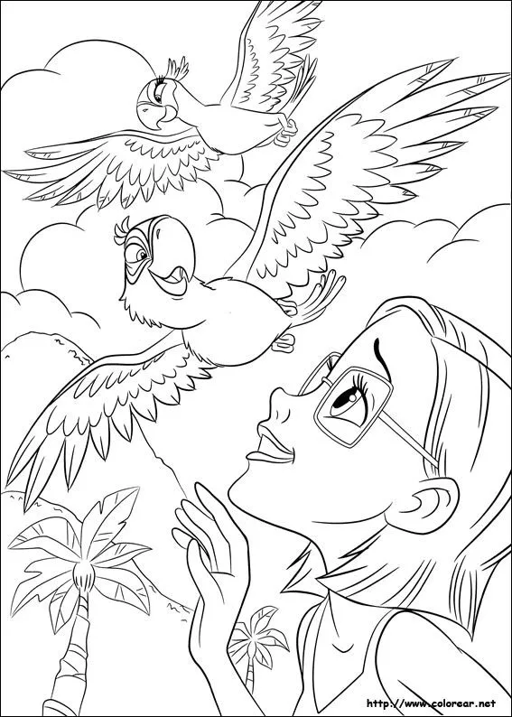 Dibujos de Rio para colorear en Colorear.net Dibujos de Rio para colorear en Colorear.net