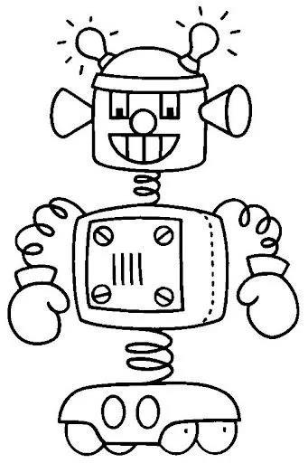 DIBUJOS DE ROBOTS PARA COLOREAR | Dibujos para colorear
