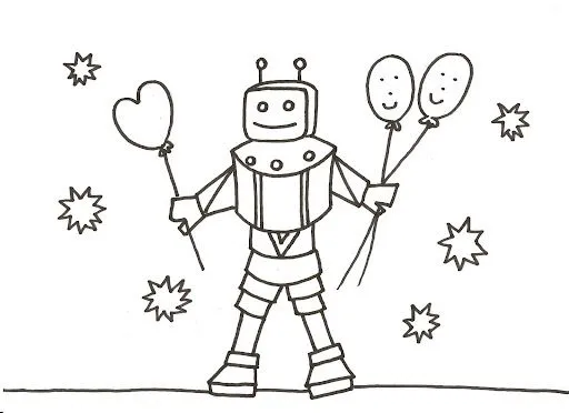 DIBUJOS DE ROBOTS PARA COLOREAR | Dibujos para colorear DIBUJOS DE ROBOTS PARA COLOREAR | Dibujos para colorear