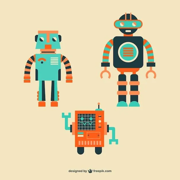 Dibujos de robots | Descargar Vectores gratis Dibujos de robots | Descargar Vectores gratis