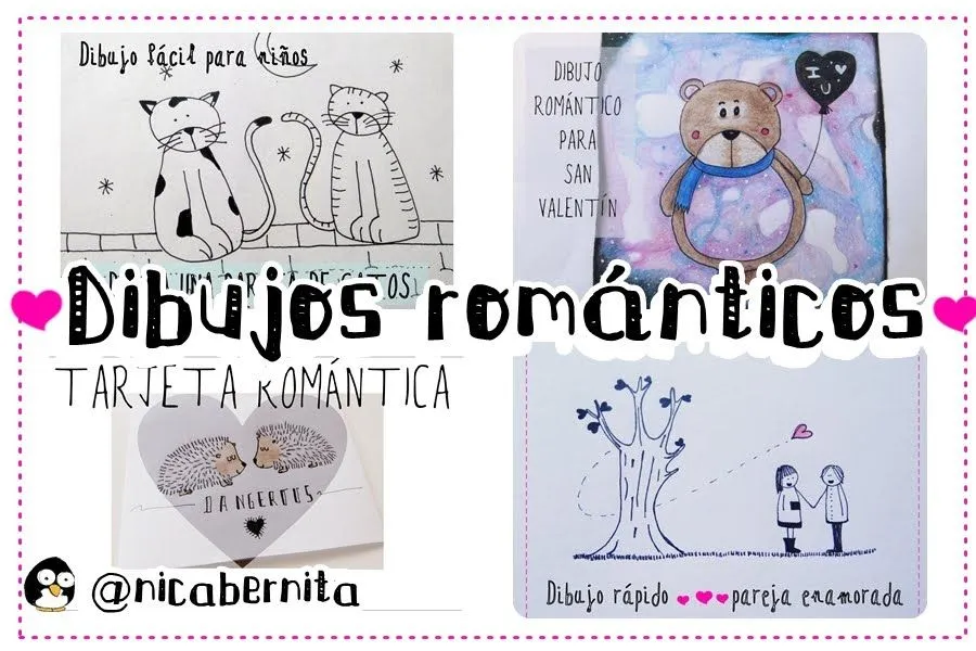 DIBUJOS ROMÁNTICOS e ilustraciones para San Valentín (Dibujo fácil para copiar) DIBUJOS ROMÁNTICOS e ilustraciones para San Valentín (Dibujo fácil para copiar)