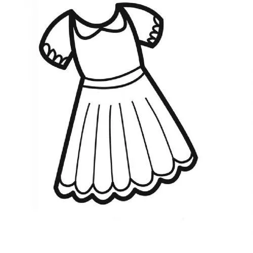 Dibujos de ropa de bebe para colorear