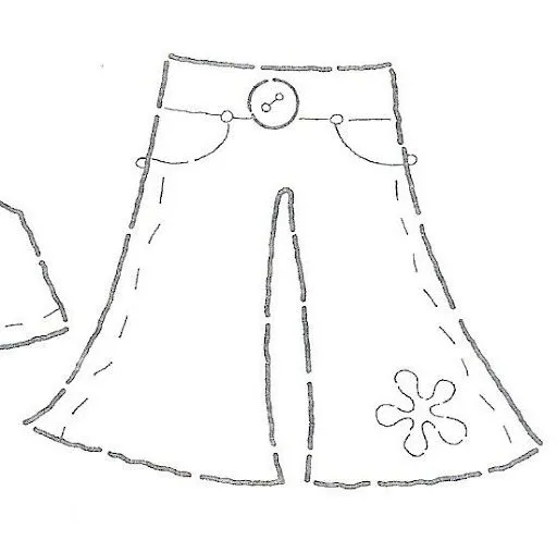 DIBUJOS DE ROPA PARA IMPRIMIR