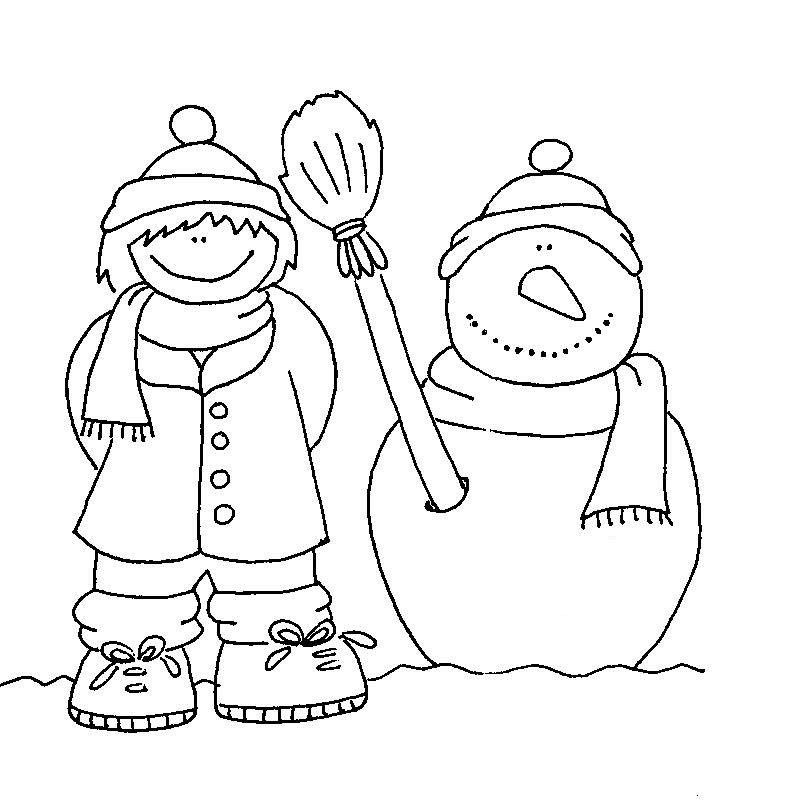Dibujos De Ropa De Invierno Para Colorear