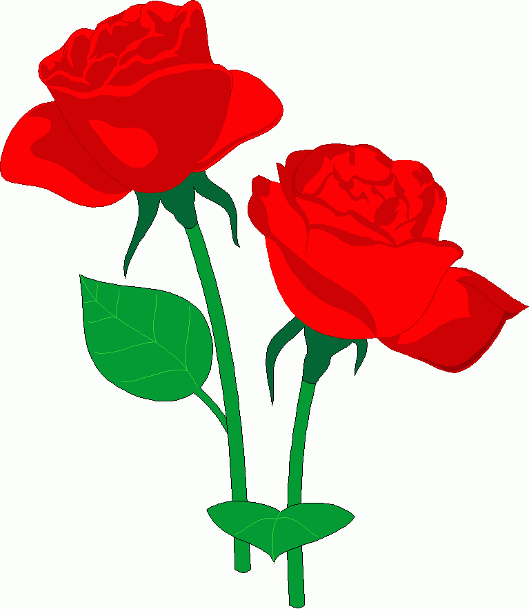 Dibujos de rosas rojas para imprimir - Imagui