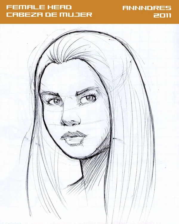 Dibujos de rostro y cabeza masculino y femenino – Head and face ... Dibujos de rostro y cabeza masculino y femenino – Head and face ...