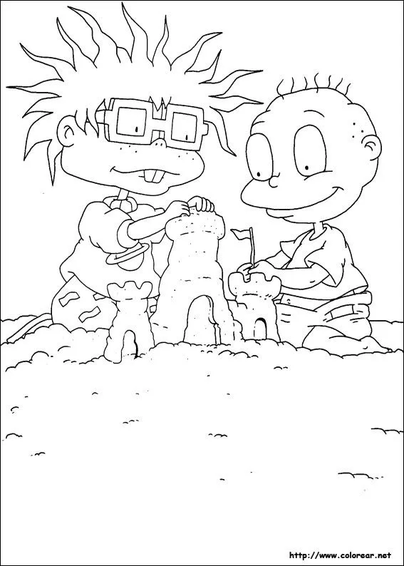 Dibujos de Rugrats - Aventuras en pañales para colorear en ...