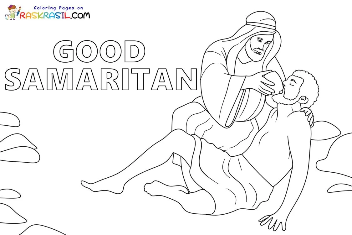 Dibujos de El Buen Samaritano para Colorear Dibujos de El Buen Samaritano para Colorear