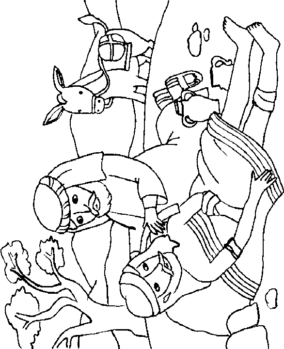 Dibujos Cristianos Para Colorear: Dibujos del Buen Samaritano para ...
