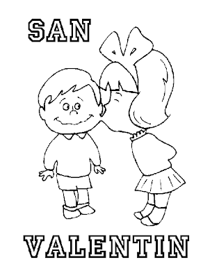 dibujos San Valentin para colorear | 14 de febrero dibujos San Valentin para colorear | 14 de febrero