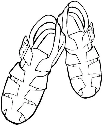DIBUJOS DE SANDALIAS PARA COLOREAR | FICHAS PARA PINTAR | DIBUJOS ... DIBUJOS DE SANDALIAS PARA COLOREAR | FICHAS PARA PINTAR | DIBUJOS ...