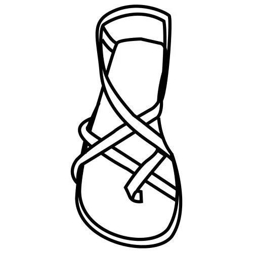 DIBUJOS DE SANDALIAS PARA COLOREAR | Dibujos para colorear DIBUJOS DE SANDALIAS PARA COLOREAR | Dibujos para colorear