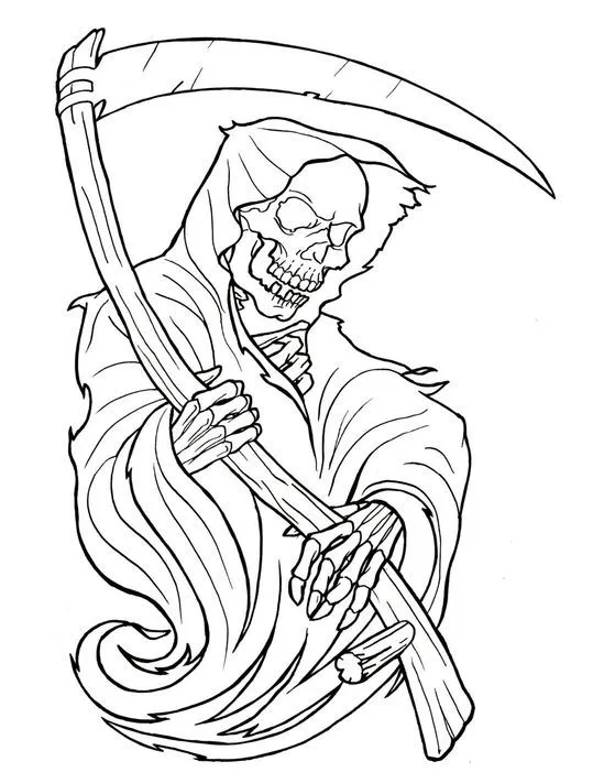 dibujos de la Santa muerte