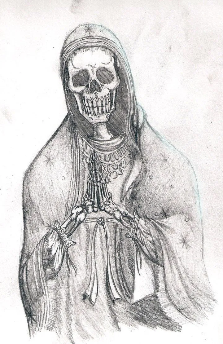 Dibujos de la Santísima Muerte para descargar - Imágenes de la ...