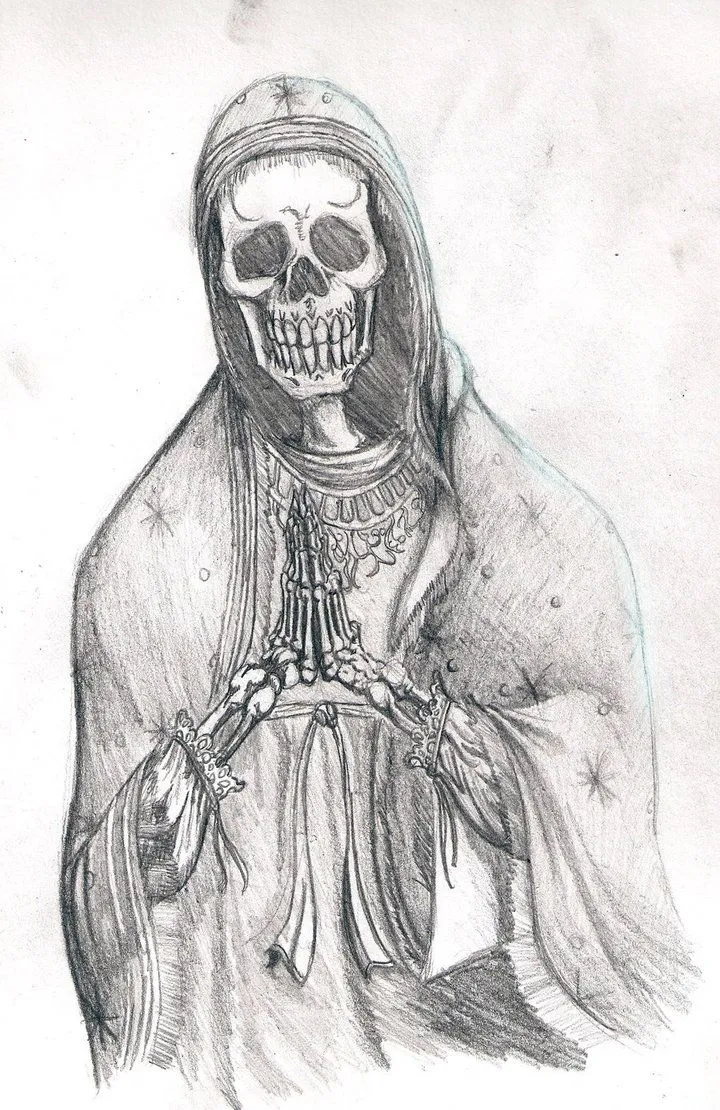 Dibujos de la Santísima Muerte para descargar - Imágenes de la ... Dibujos de la Santísima Muerte para descargar - Imágenes de la ...
