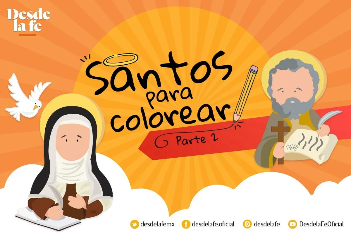 Dibujos de santos para colorear parte 2: una herramienta de catequesis