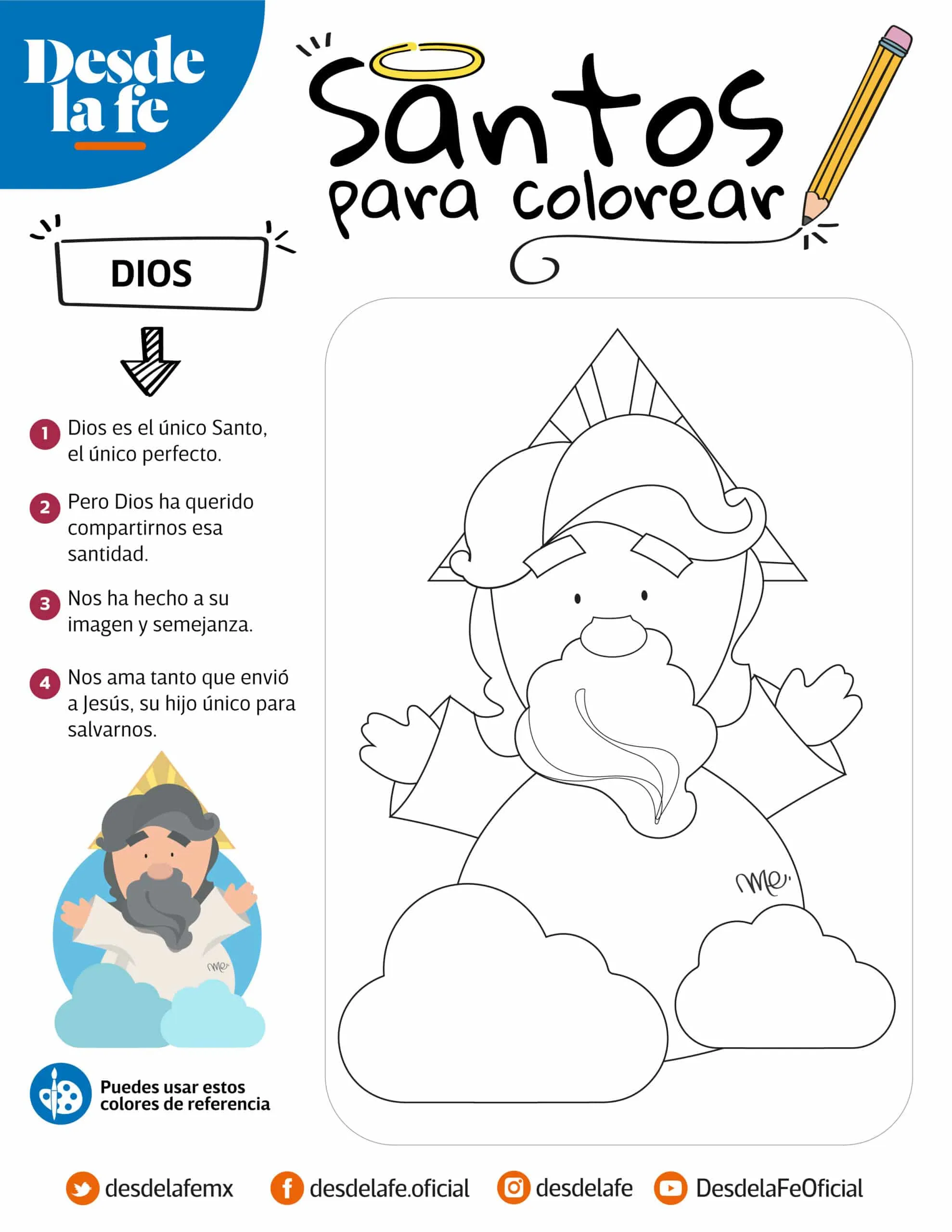 Dibujos de santos para colorear: Un álbum de regalo para los niños Dibujos de santos para colorear: Un álbum de regalo para los niños