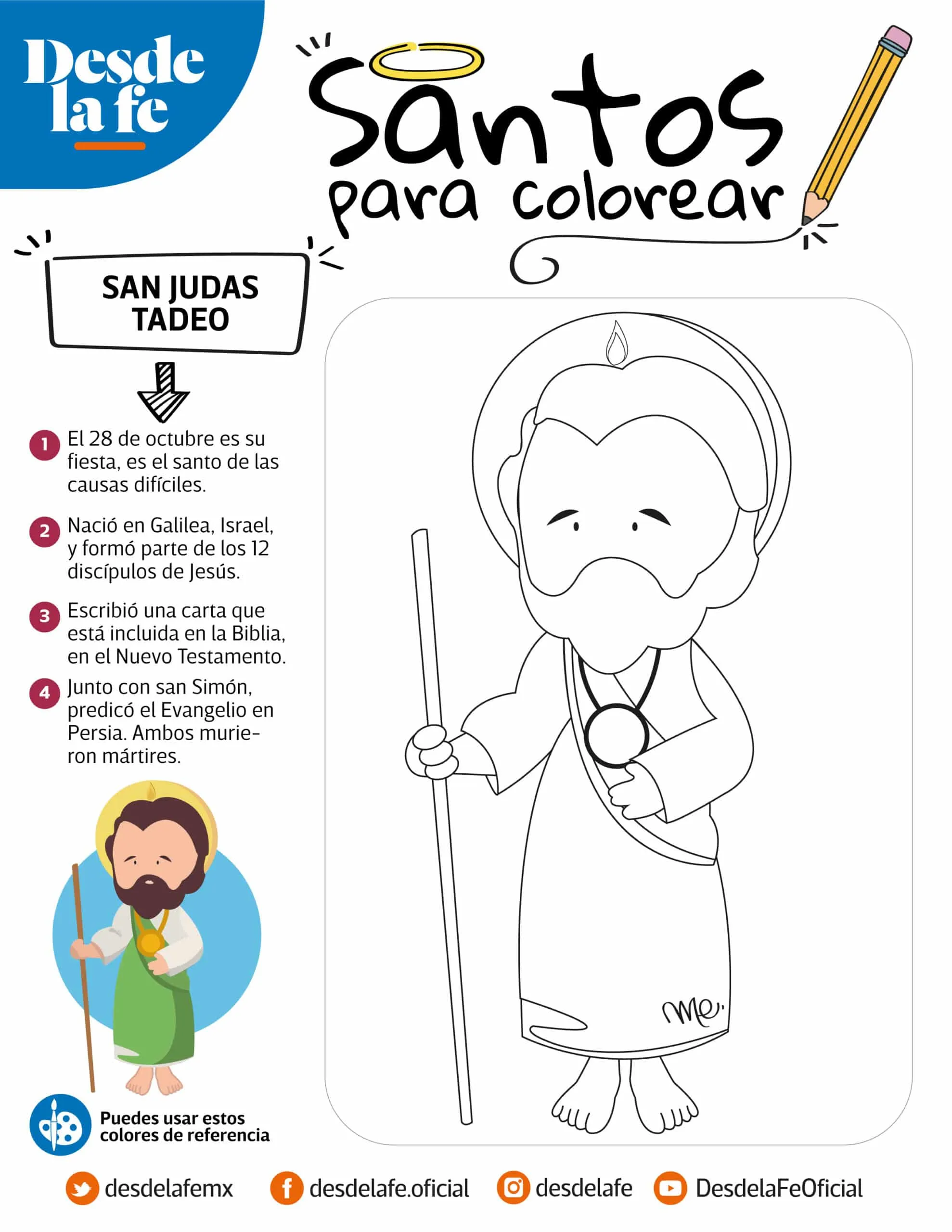 Dibujos de santos para colorear: Un álbum de regalo para los niños Dibujos de santos para colorear: Un álbum de regalo para los niños