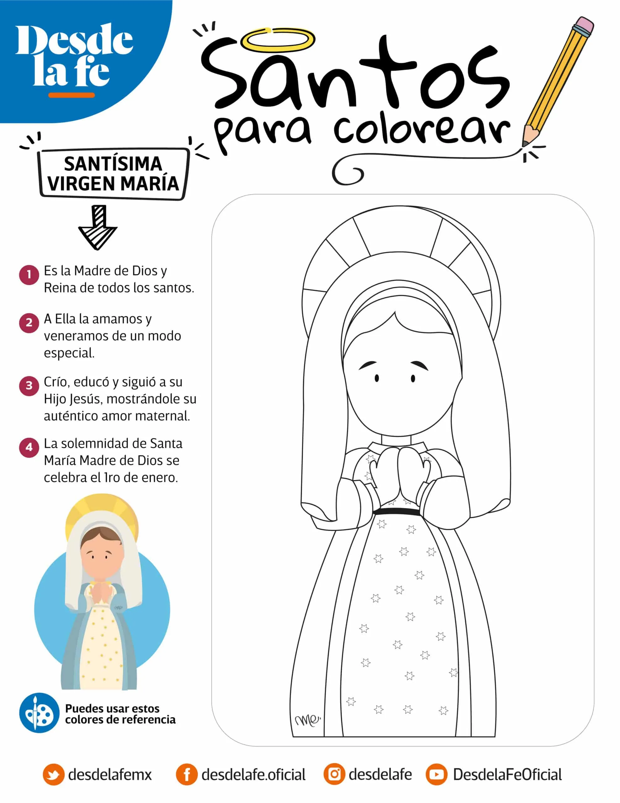 Dibujos de santos para colorear: Un álbum de regalo para los niños Dibujos de santos para colorear: Un álbum de regalo para los niños