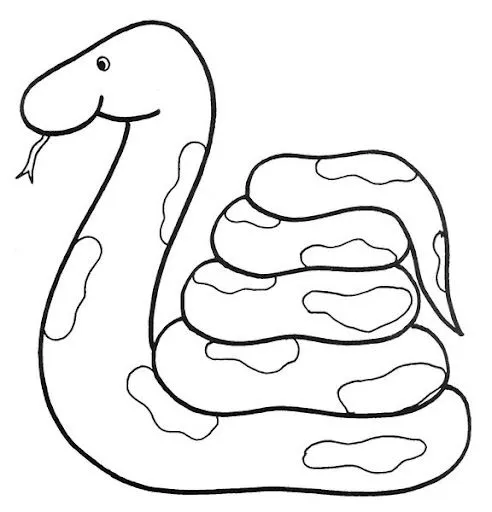 DIBUJOS DE SERPIENTES PARA COLOREAR | Dibujos para colorear DIBUJOS DE SERPIENTES PARA COLOREAR | Dibujos para colorear