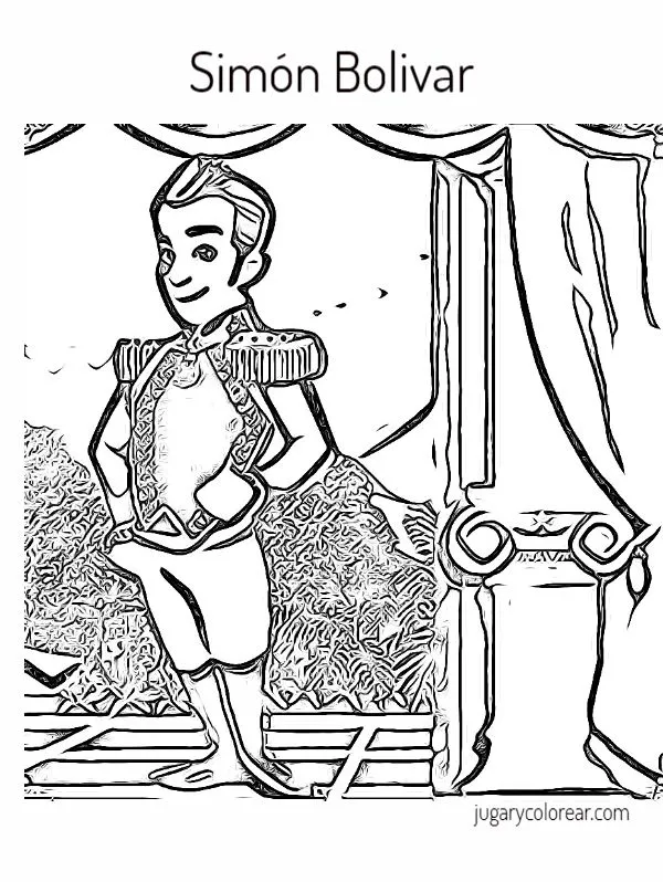 Dibujos de simón Bolívar para colorear - Jugar y Colorear Dibujos de simón Bolívar para colorear - Jugar y Colorear