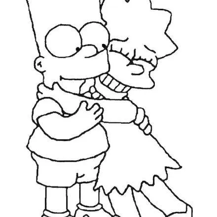 Dibujos de LOS SIMPSON - Dibujo de BART, LISA y MAGGIE SIMPSON Dibujos de LOS SIMPSON - Dibujo de BART, LISA y MAGGIE SIMPSON