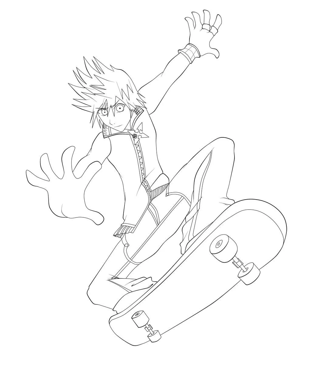 Dibujos de skate para colorear - Dibujos para colorear - IMAGIXS Dibujos de skate para colorear - Dibujos para colorear - IMAGIXS