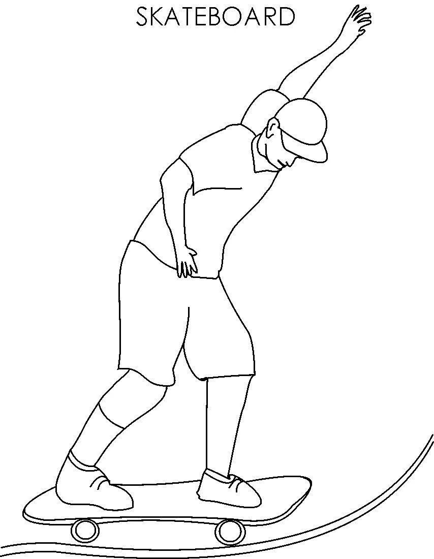 Dibujos para colorear de skate - Dibujos para colorear - IMAGIXS Dibujos para colorear de skate - Dibujos para colorear - IMAGIXS