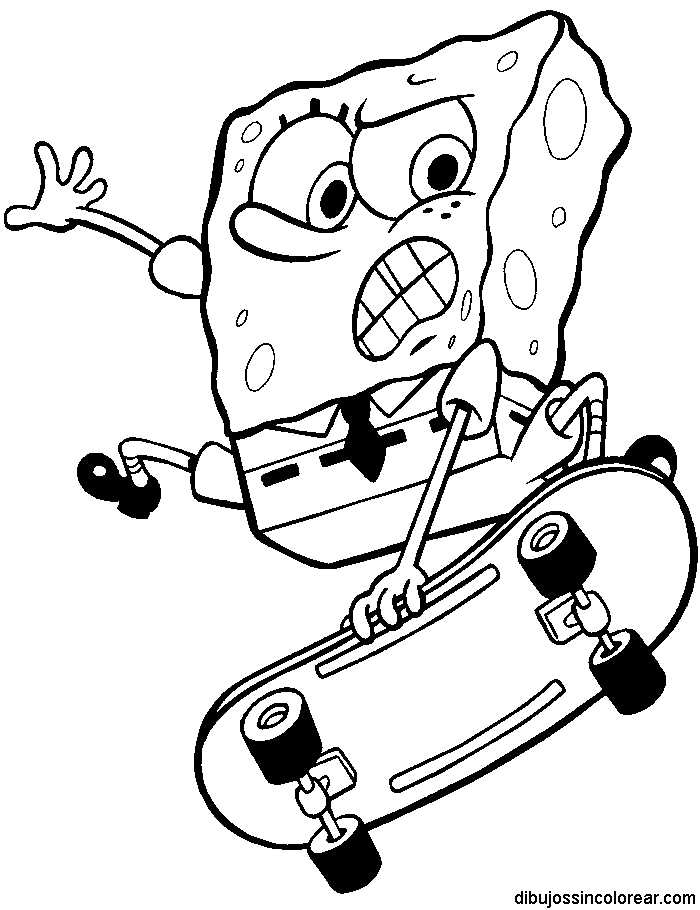 Dibujos para colorear skate - Imagui