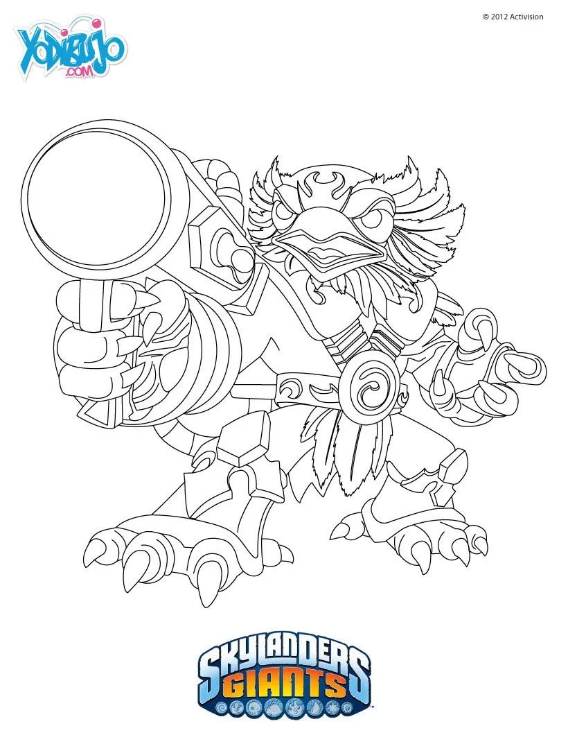 Dibujos de SKYLANDERS SWAP FORCE para colorear, Count Down para ... Dibujos de SKYLANDERS SWAP FORCE para colorear, Count Down para ...