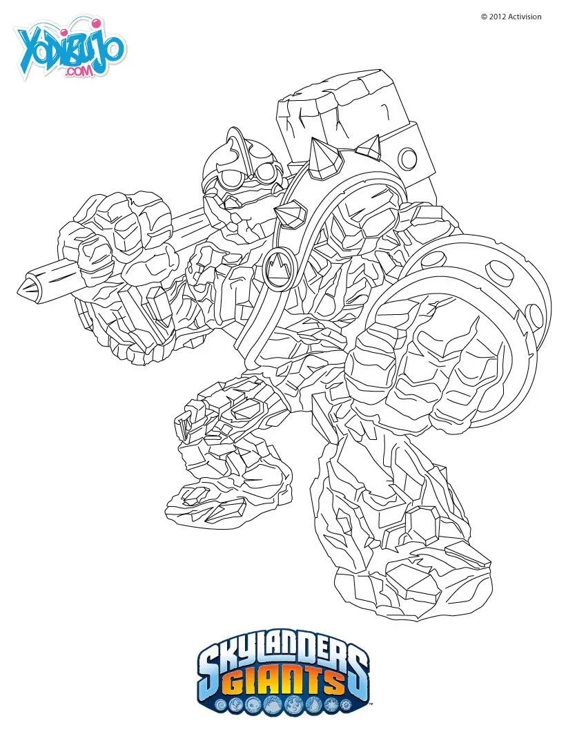 Dibujos de SKYLANDERS SWAP FORCE para colorear, Count Down para ... Dibujos de SKYLANDERS SWAP FORCE para colorear, Count Down para ...