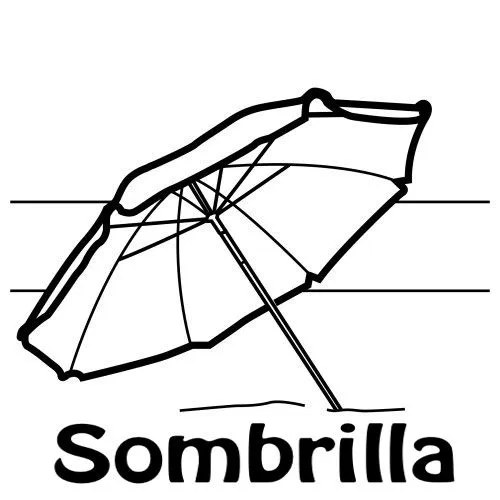Dibujos de sombrillas de playa para colorear - Imagui Dibujos de sombrillas de playa para colorear - Imagui