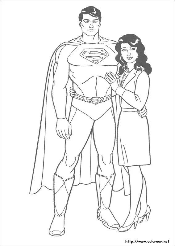Dibujos de Superman para colorear en Colorear. Dibujos de Superman para colorear en Colorear.
