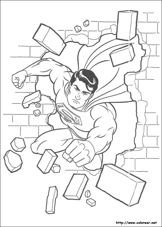 Dibujos de Superman para colorear en Colorear.net Dibujos de Superman para colorear en Colorear.net