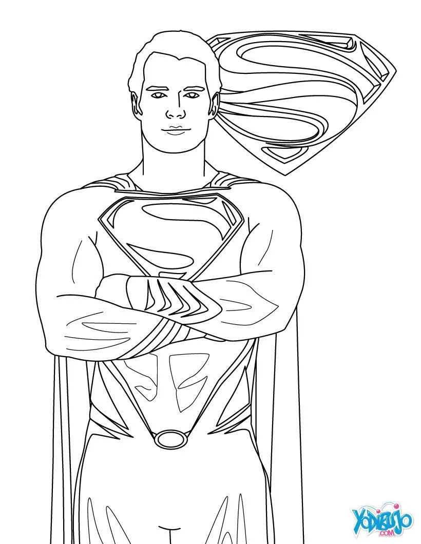 Dibujos SUPERMAN para colorear - S como SUPERMAN Dibujos SUPERMAN para colorear - S como SUPERMAN