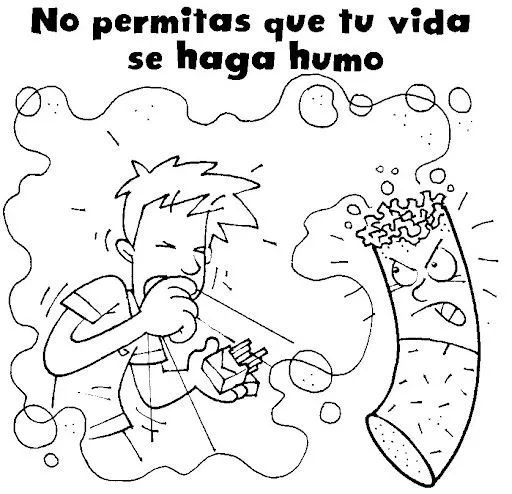 Tabaquismo en dibujos - Imagui