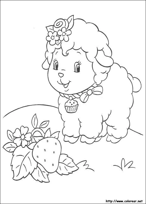 Dibujos de Tarta de Fresa para colorear en Colorear.net Dibujos de Tarta de Fresa para colorear en Colorear.net