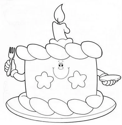 DIBUJOS DE TARTA PARA PINTAR TARTA PARA IMPRIMIR TARTA COLOREAR
