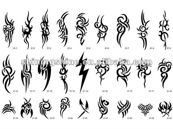 Dibujos tatuajes faciles - Imagui
