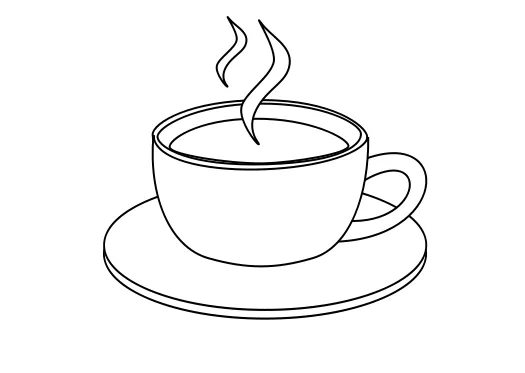 Taza de cafe dibujos - Imagui