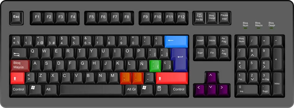 Dibujos del teclado de computadora para imprimir - Imagui Dibujos del teclado de computadora para imprimir - Imagui