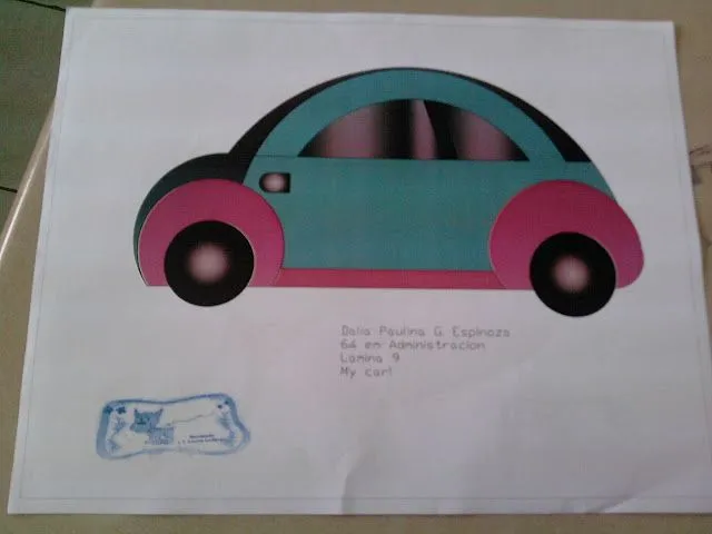 Dibujos de carros a colores - Imagui