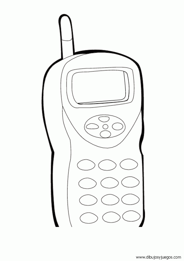 dibujos-telefono-celular-movil-004 | Dibujos y juegos, para pintar ... dibujos-telefono-celular-movil-004 | Dibujos y juegos, para pintar ...