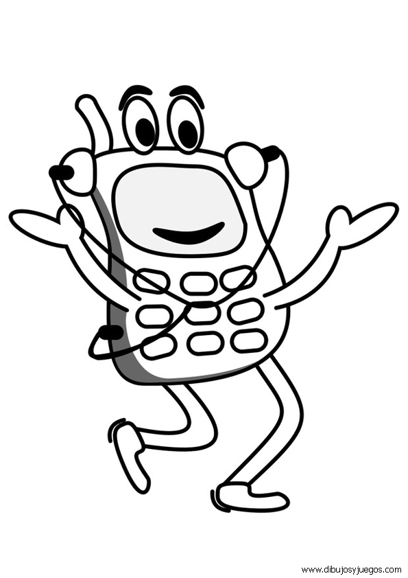dibujos-telefono-celular-movil-06 | Dibujos y juegos, para pintar ... dibujos-telefono-celular-movil-06 | Dibujos y juegos, para pintar ...