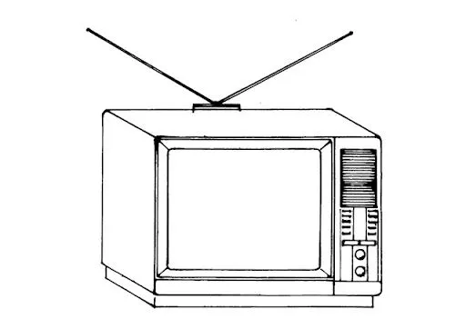 DIBUJOS DE TELEVISORES PARA COLOREAR | Dibujos para colorear DIBUJOS DE TELEVISORES PARA COLOREAR | Dibujos para colorear