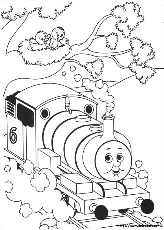 Dibujos de Thomas y sus amigos para colorear en Colorear.net