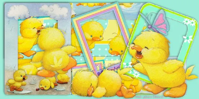 CoSqUiLLiTaS eN La PaNzA BLoGs: TIERNOS PATITOS PARA CARPETAS O ...