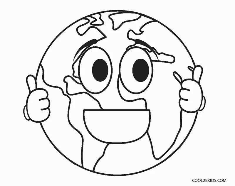 Dibujos de Día de la Tierra para colorear - Páginas para imprimir gratis Dibujos de Día de la Tierra para colorear - Páginas para imprimir gratis
